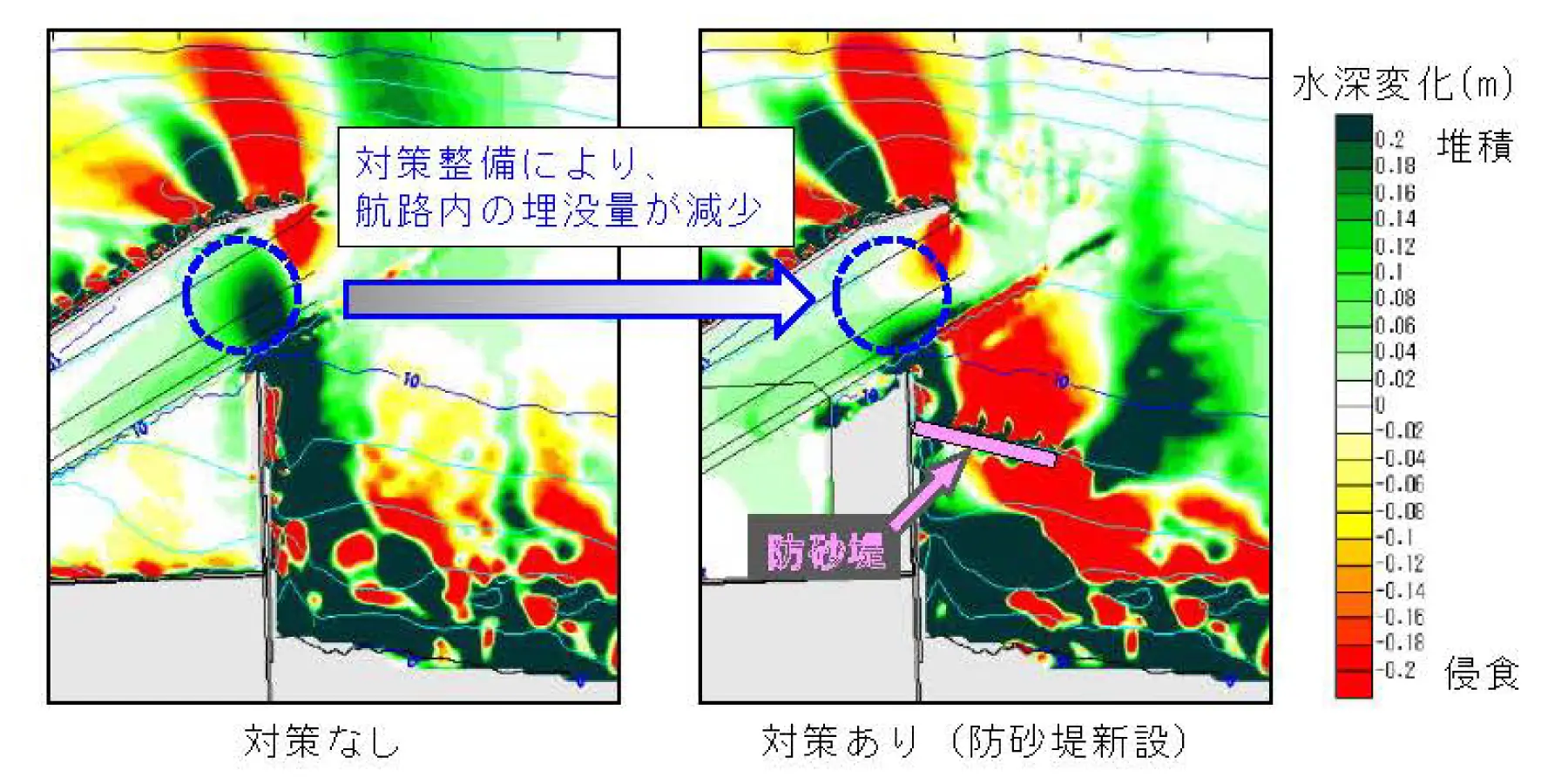 航路・泊地埋没問題｜数値解析・シミュレーション